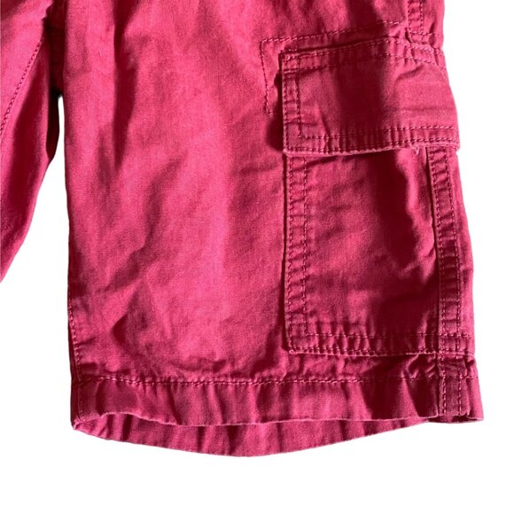The Children's Place Boys Pull On Cargo Shorts-Red-Size 7-GUC - Picture 4 of 6